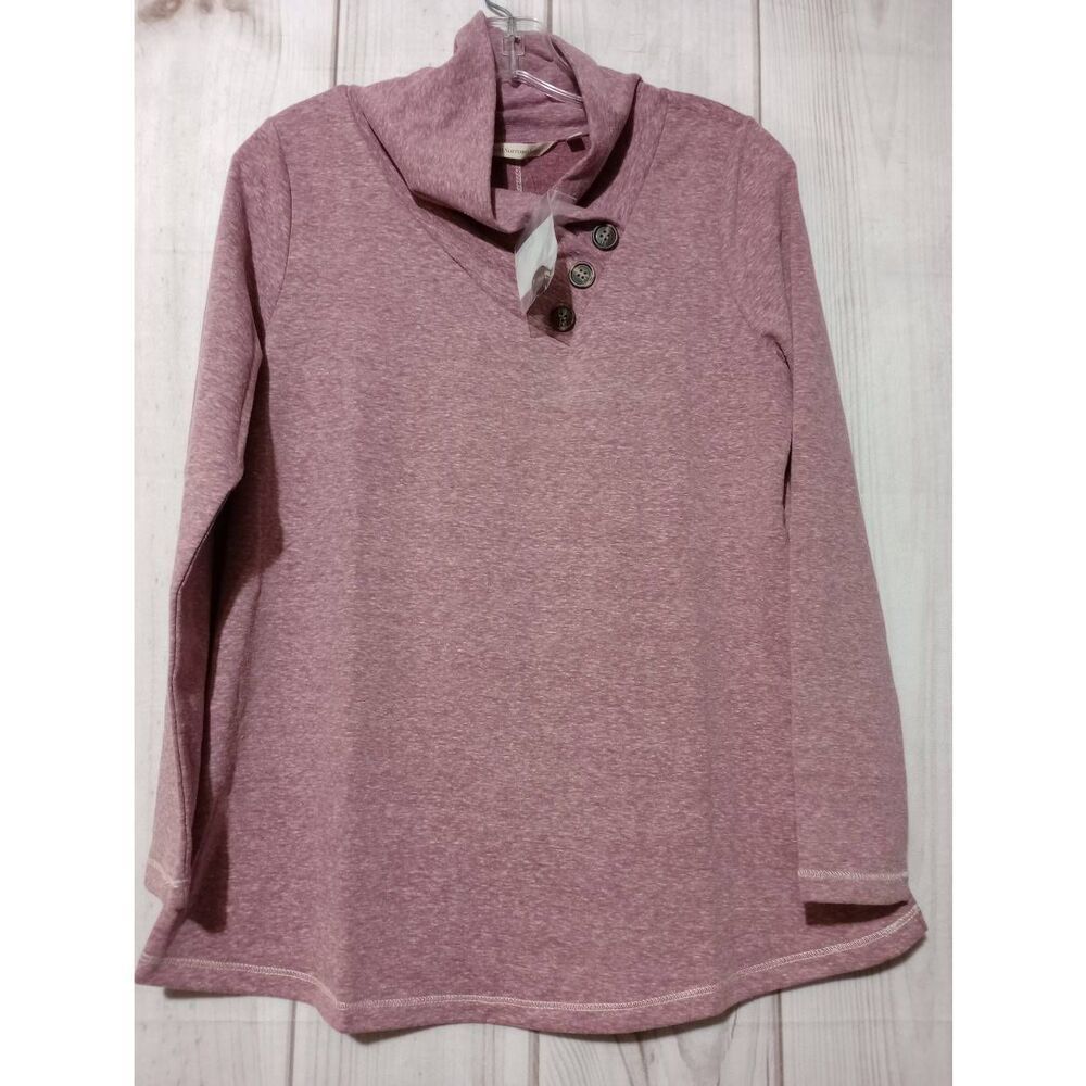 Soft Surroundings Shirt Ladies Small Petite Rose Brinley Top
